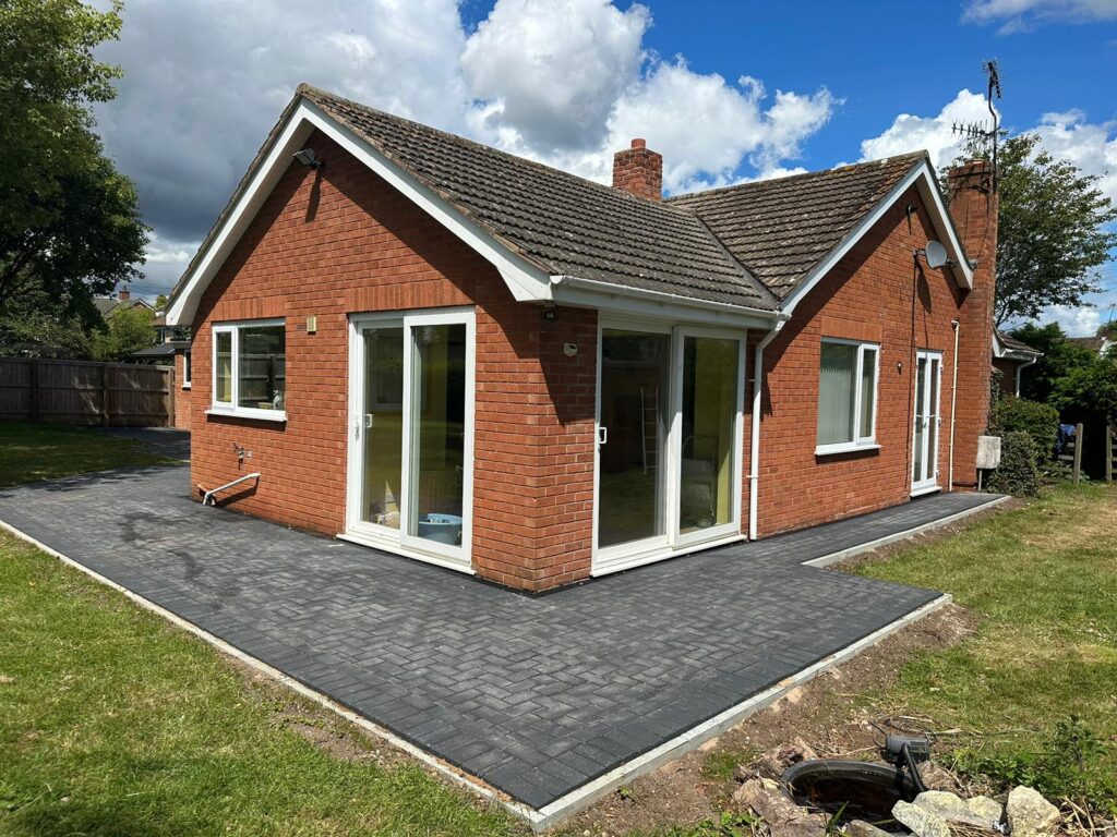 Block Paving Driveway and Pathways in Callow End
